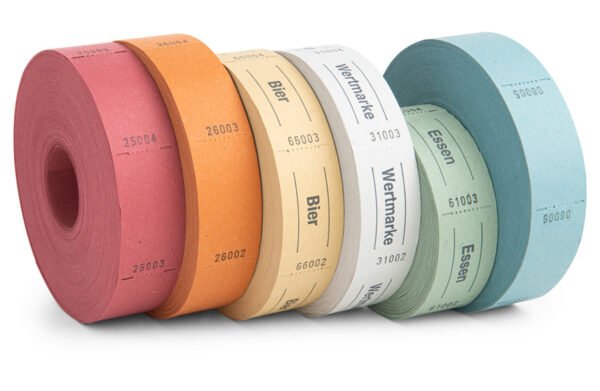 Rouleaux de tickets
