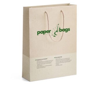 Échantillon de sac en papier d&rsquo;herbe