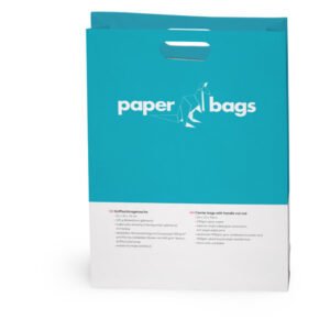 Échantillon de sac à poignées découpées