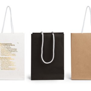 Échantillon de sac en papier avec dorure à chaud