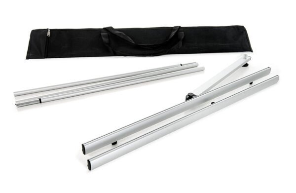 Structure pour bannière L en aluminium