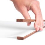 Kakémonos avec baguettes en bois
