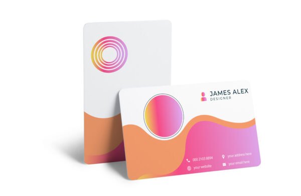 Cartes de visite en PVC