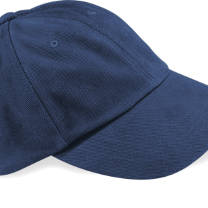 Casquette homme profil bas en coton brossé – 6 panneaux