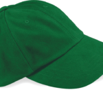 Casquette homme profil bas en coton brossé – 6 panneaux