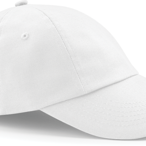 Casquette profil bas en coton drill – 6 panneaux