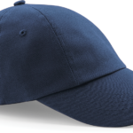 Casquette profil bas en coton drill – 6 panneaux