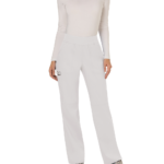 Pantalon cargo à taille moyenne à enfiler femme