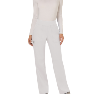 Pantalon cargo à taille moyenne à enfiler femme