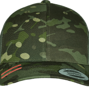 Casquette retro trucker multicam