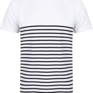 T-shirt breton à manches courtes