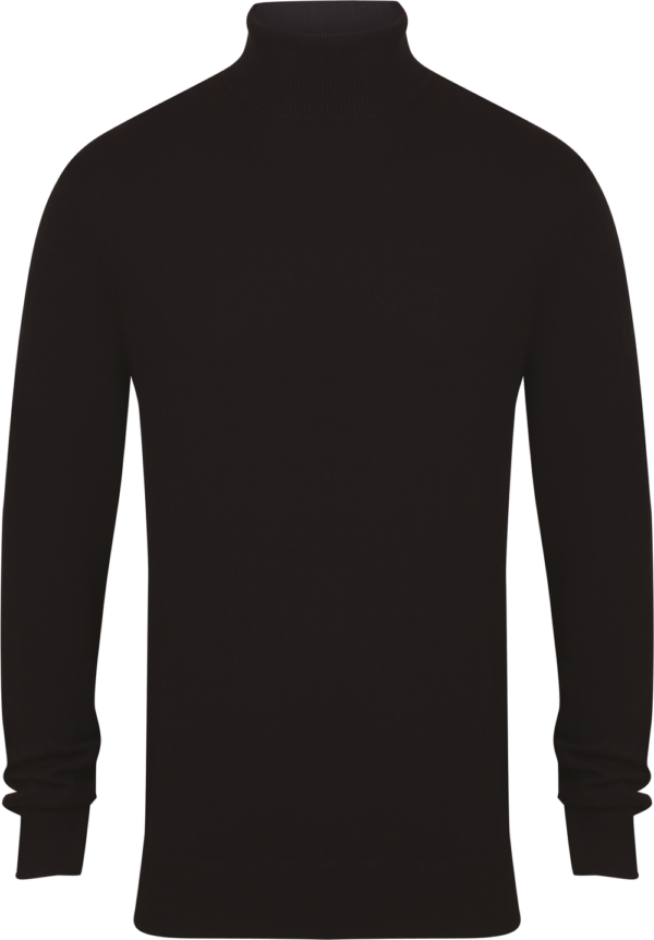 Pull col roulé
