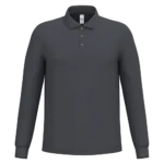 Polo piqué LSL homme