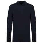 Polo piqué manches longues Bio180 homme