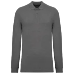 Polo piqué manches longues Bio180 homme