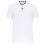 Polo col mao manches courtes homme