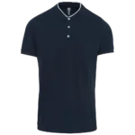 Polo col mao manches courtes homme