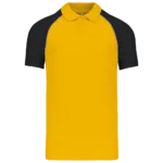 Polo baseball manches courtes