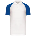 Polo baseball manches courtes