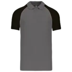 Polo baseball manches courtes