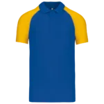 Polo baseball manches courtes