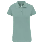 Polo piqué manches courtes femme