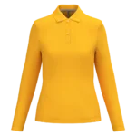 Polo manches longues femme