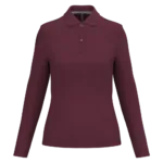 Polo manches longues femme