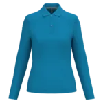 Polo manches longues femme