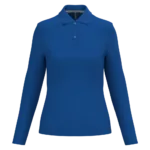 Polo manches longues femme