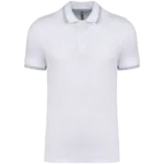 Polo maille piquée manches courtes homme