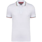 Polo maille piquée manches courtes homme