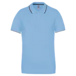 Polo maille piquée manches courtes homme