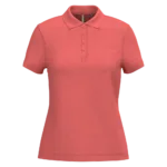 Polo piqué manches courtes femme