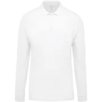Polo piqué manches longues homme