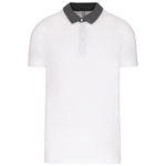 Polo jersey bicolore homme