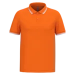 Polo homme manches courtes à liserés contrastés
