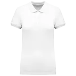 Polo piqué manches courtes femme