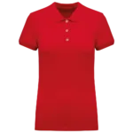 Polo piqué manches courtes femme