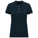 Polo piqué manches courtes femme