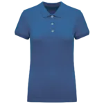 Polo piqué manches courtes femme