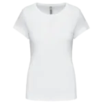 T-shirt col rond manches courtes femme