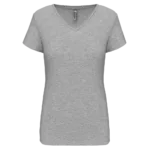T-shirt col V manches courtes femme