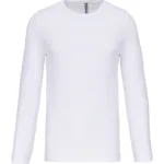 T-shirt col rond manches longues homme