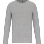 T-shirt col rond manches longues homme