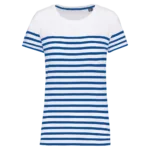 T-shirt marin col rond Bio femme