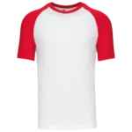 Baseball > T-shirt bicolore manches courtes
