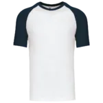 Baseball > T-shirt bicolore manches courtes