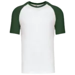 Baseball > T-shirt bicolore manches courtes