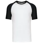 Baseball > T-shirt bicolore manches courtes